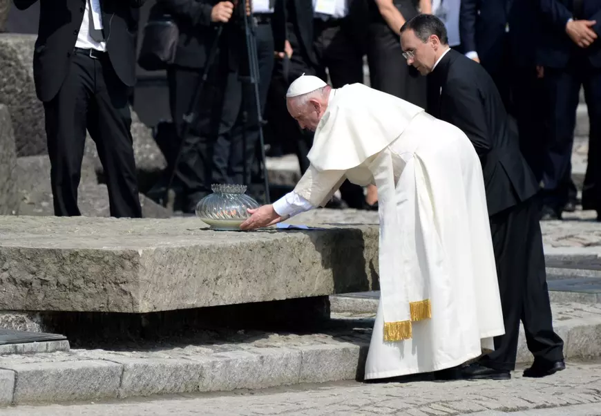 Former Nazi German concentration camp KL Auschwitz II Birkenau
