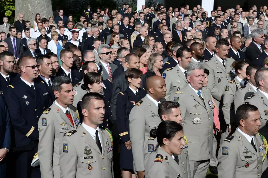 Reception in honour of the French Army Forces
