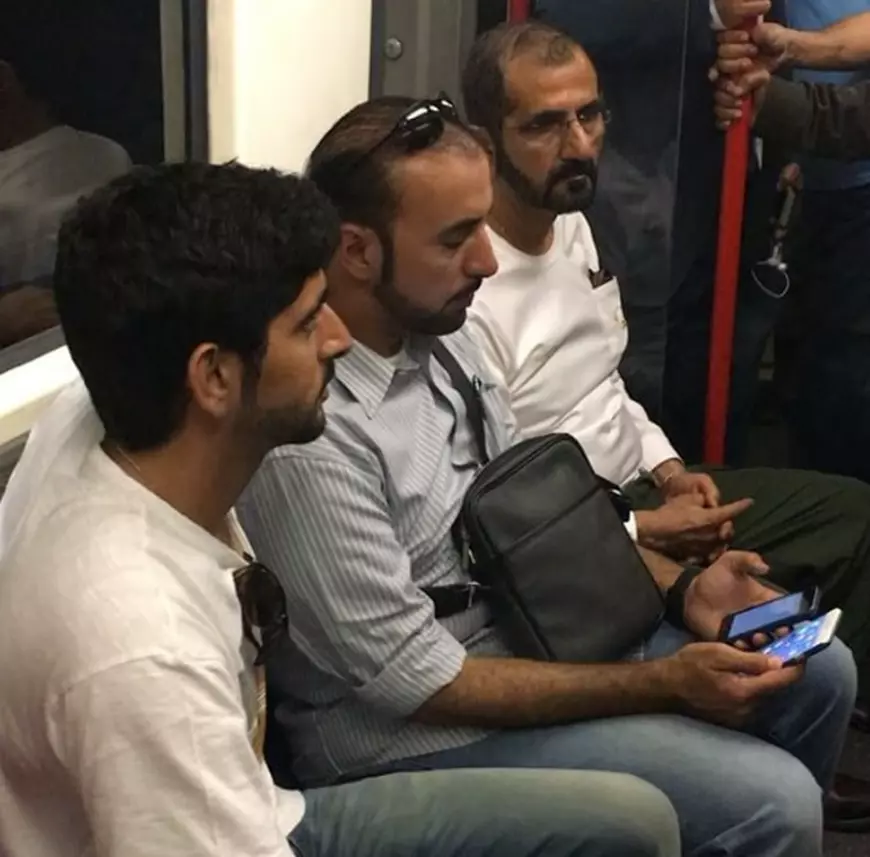 printul Dubaiului si premierul EAU in metoru