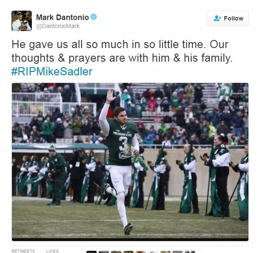 Mike Sadler avea 24 de ani