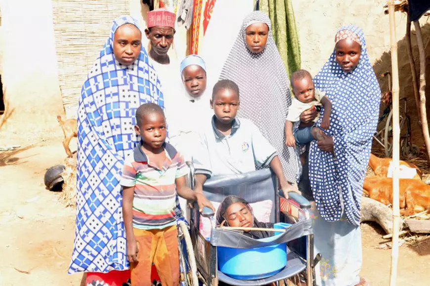 Rahma Haruna trăiește într-un lighean de plastic 