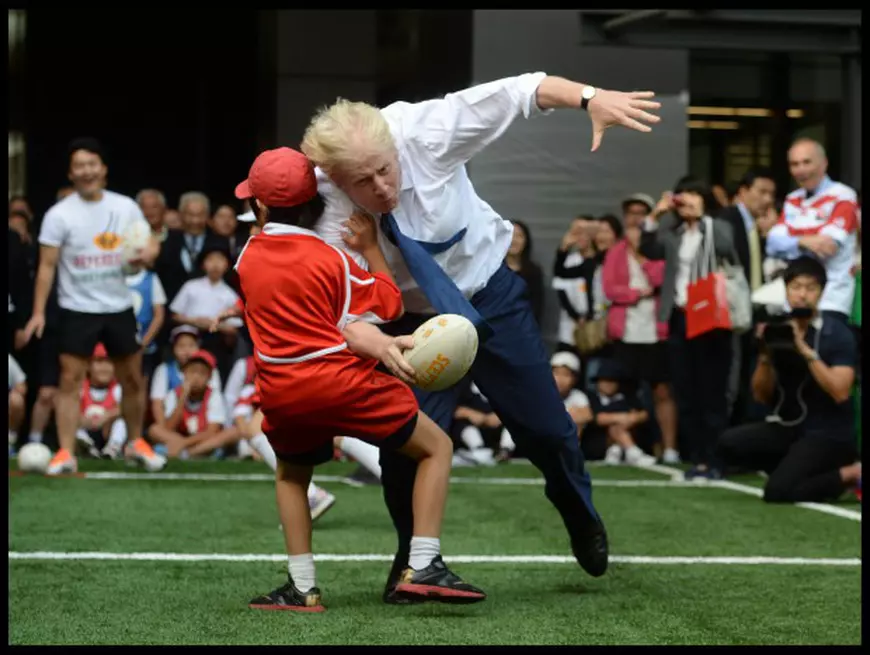 Boris Johnson in Japonia 