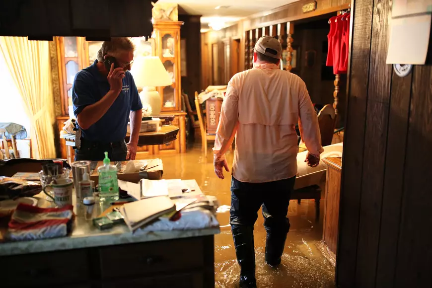 Severe flooding in Southeastern USA