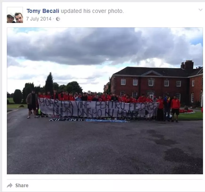 Tomy Becali merge în deplasări cu dinamoviștii