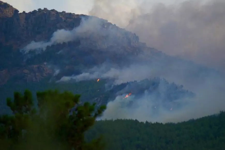 Thassos incendiu