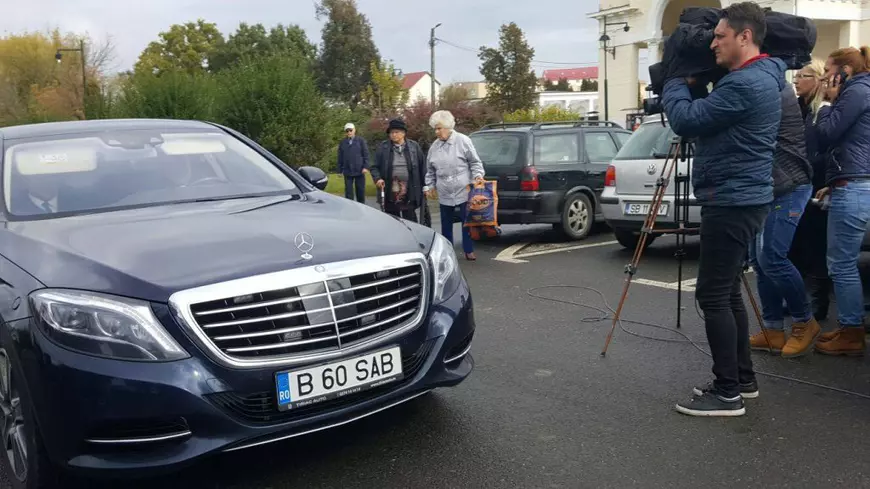 Președintele Klaus Iohannis, la funeraliile soacrei sale