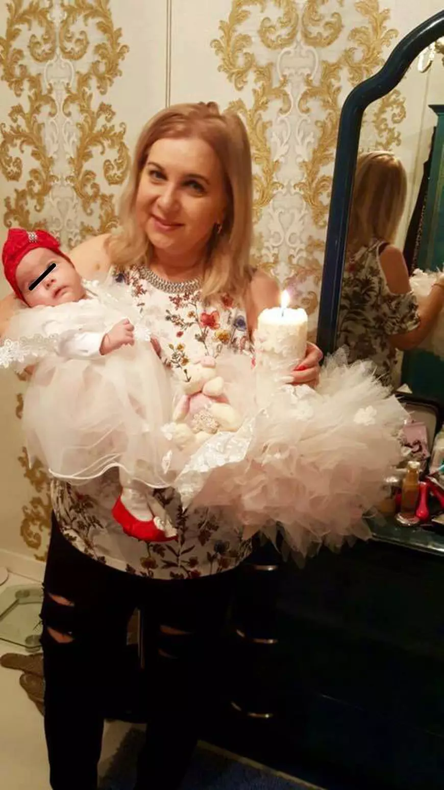 Carmen Șerban a botezat finuța cu nr. 13