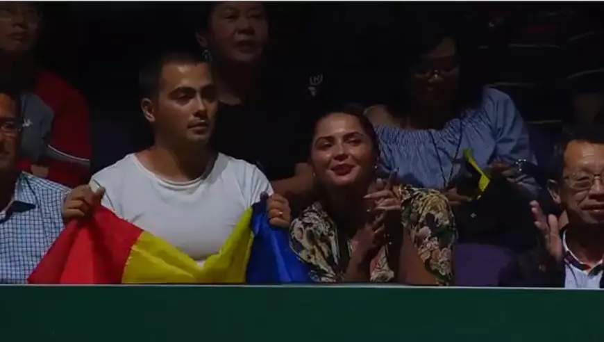 Fani meci Halep - Kerber