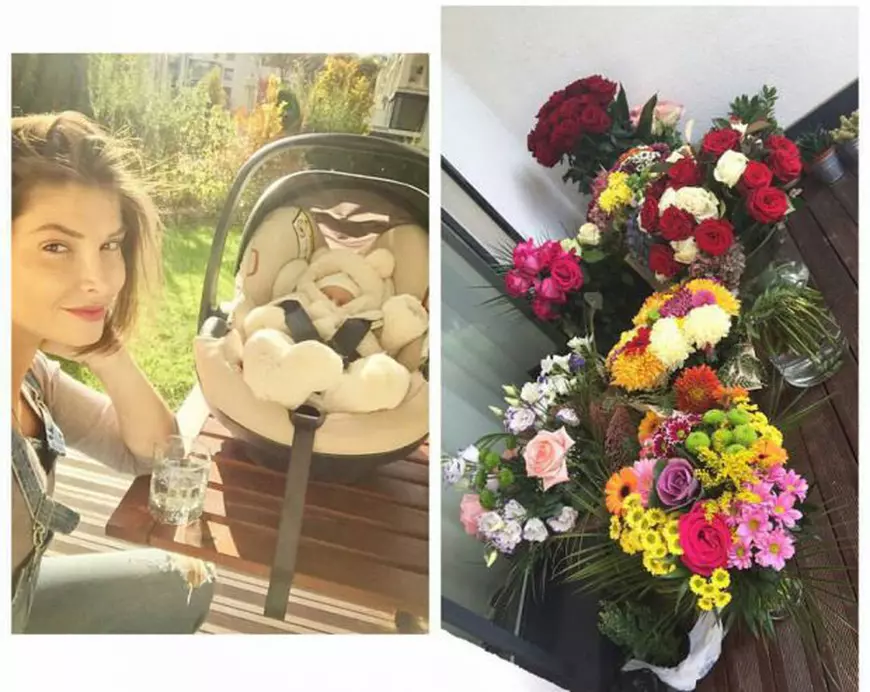 Alina Pușcaș s-a externat și s-a bucurat de o zi însorită acasă