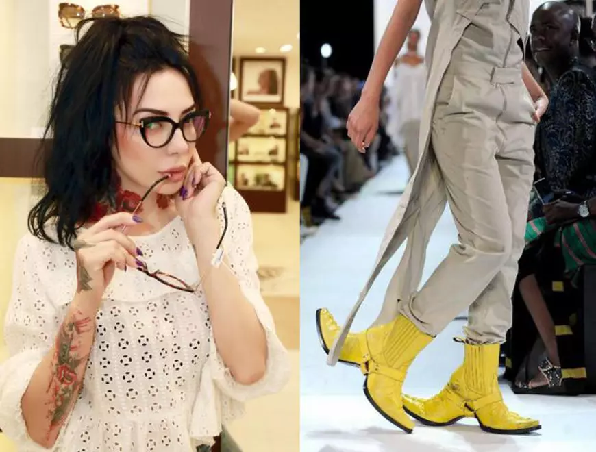 DJ Wanda și-a comandat cele mai ciudate cizme de cowboy din lume