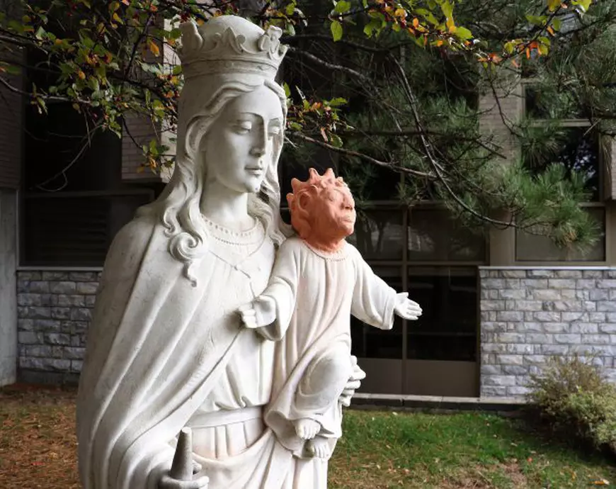 Statuie cu Isus, restaurată în Canada - Hepta 