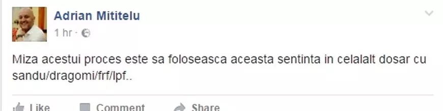 Mesaj de la Mititelu