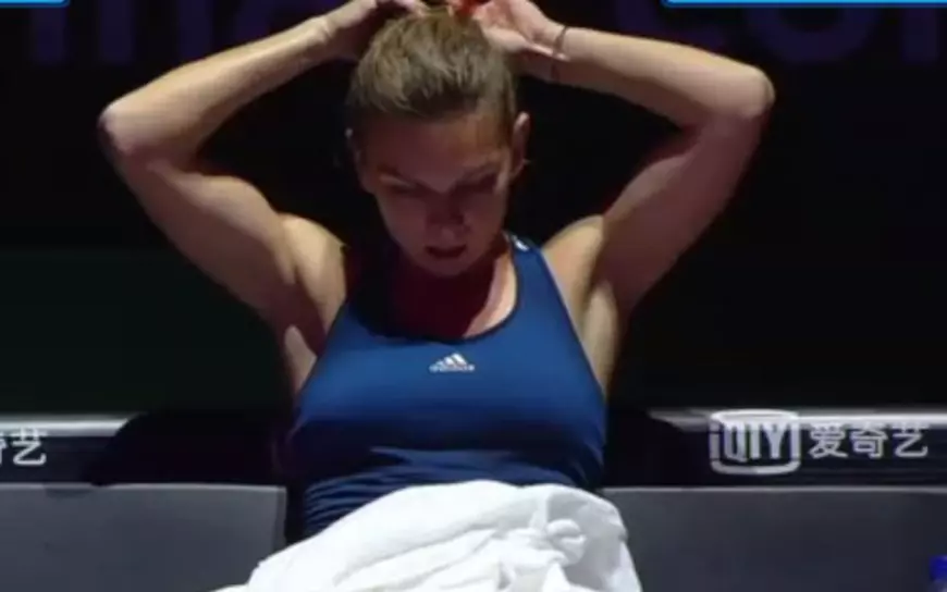 Simona Halep n-a avut nicio șansă în primul set