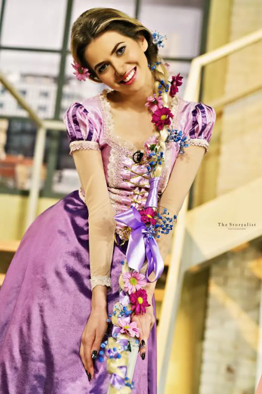 Lidia Buble a fost transformată în Rapunzel