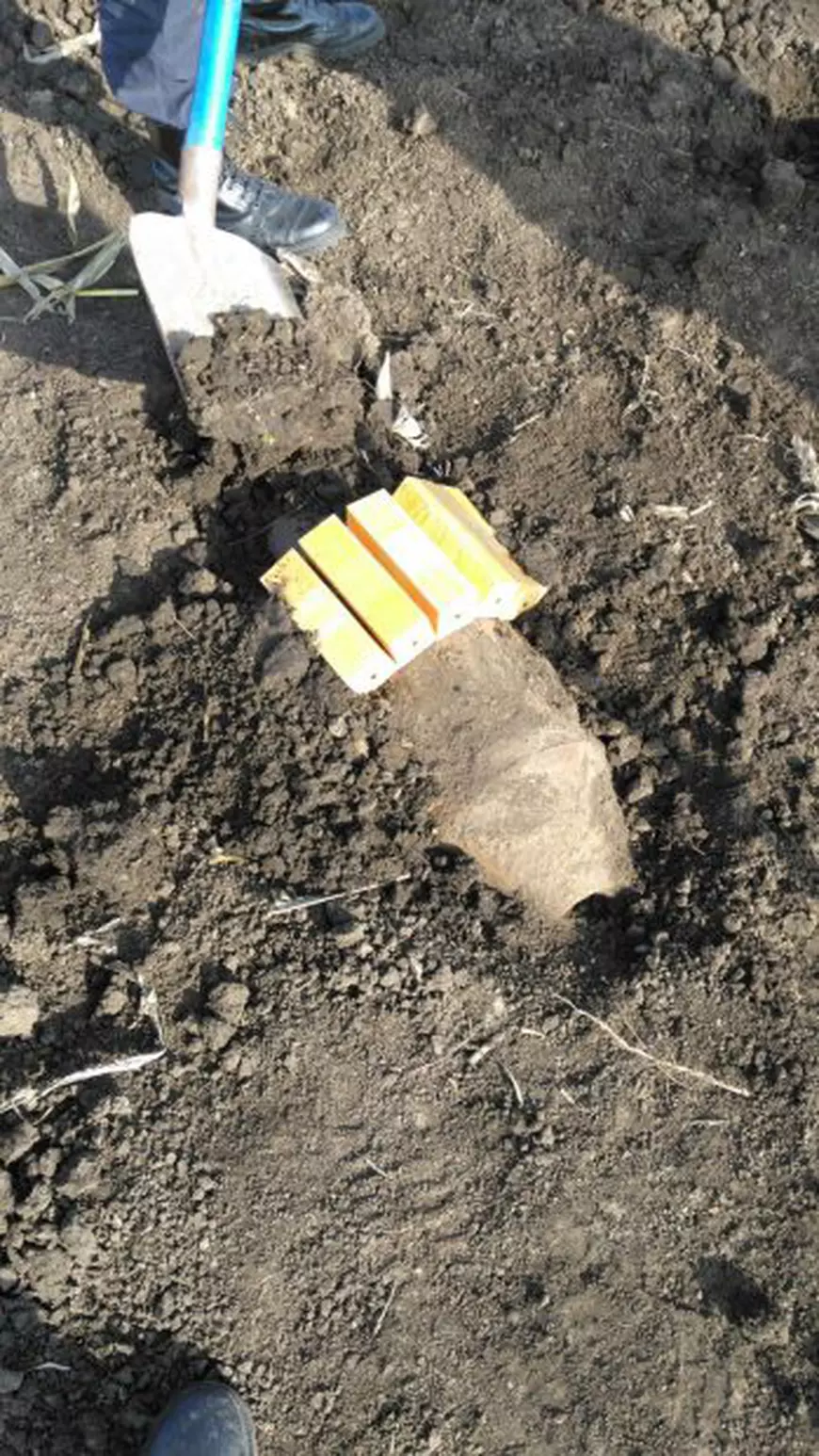 O bombă a explodat în județul Galați