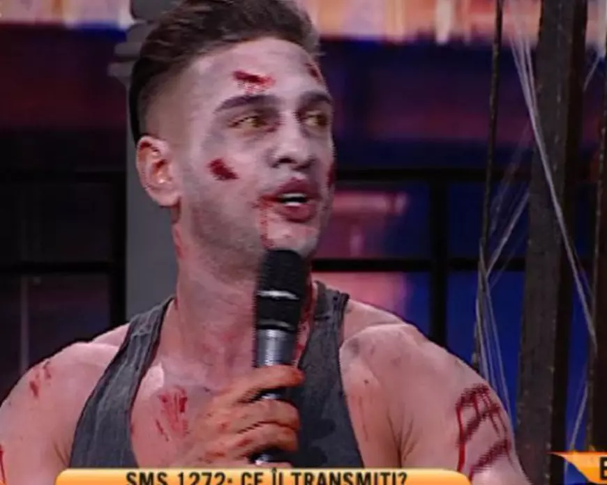 Dorian Popa, plin de răni. 