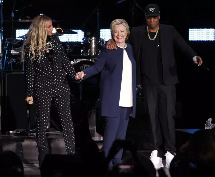 Beyonce și Jay Z o sustin pe Hillary Clinton la alegerile SUA
