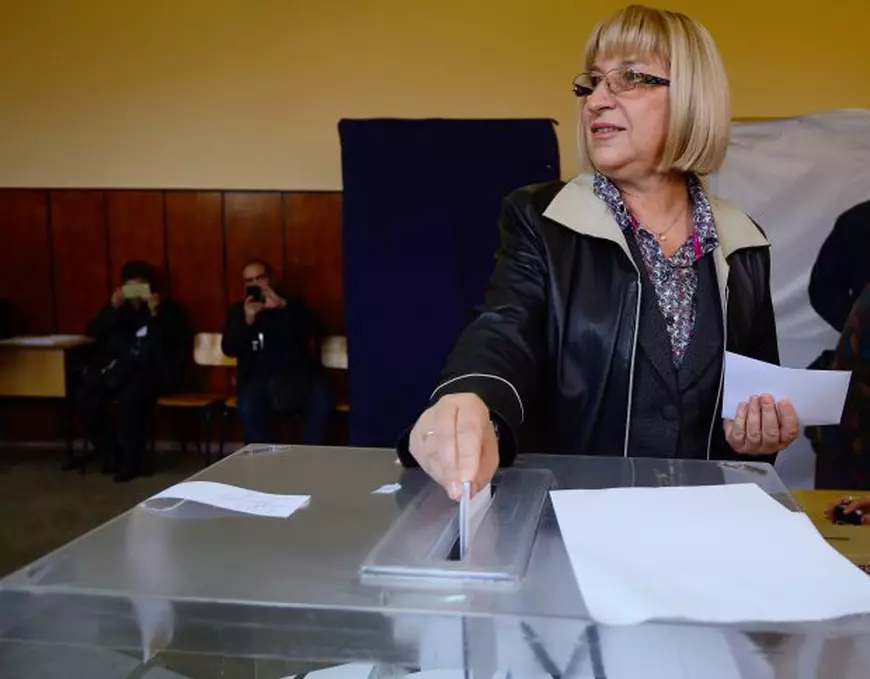 Ţeţka Ţaceva, președintele Parlamentului, s-a clasat pe poziția a doua 