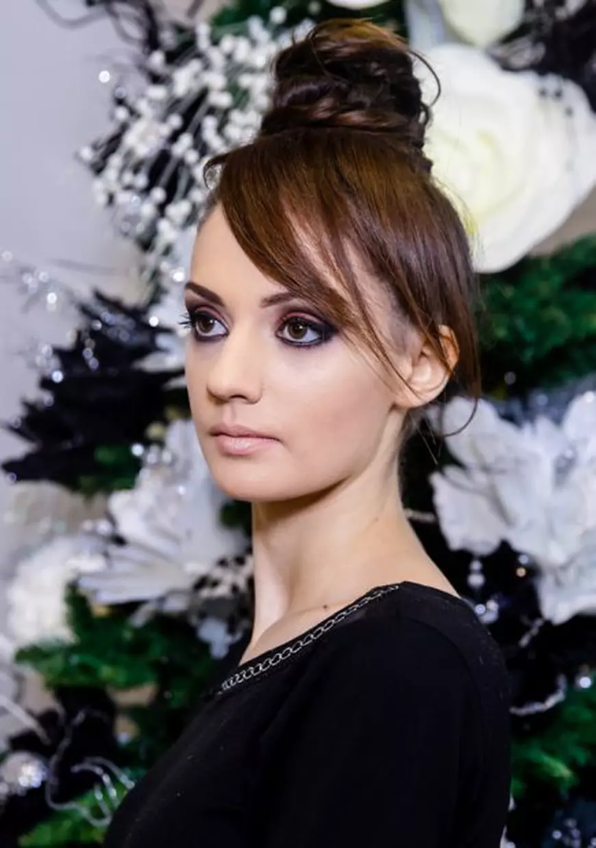 coafura cu parul prins