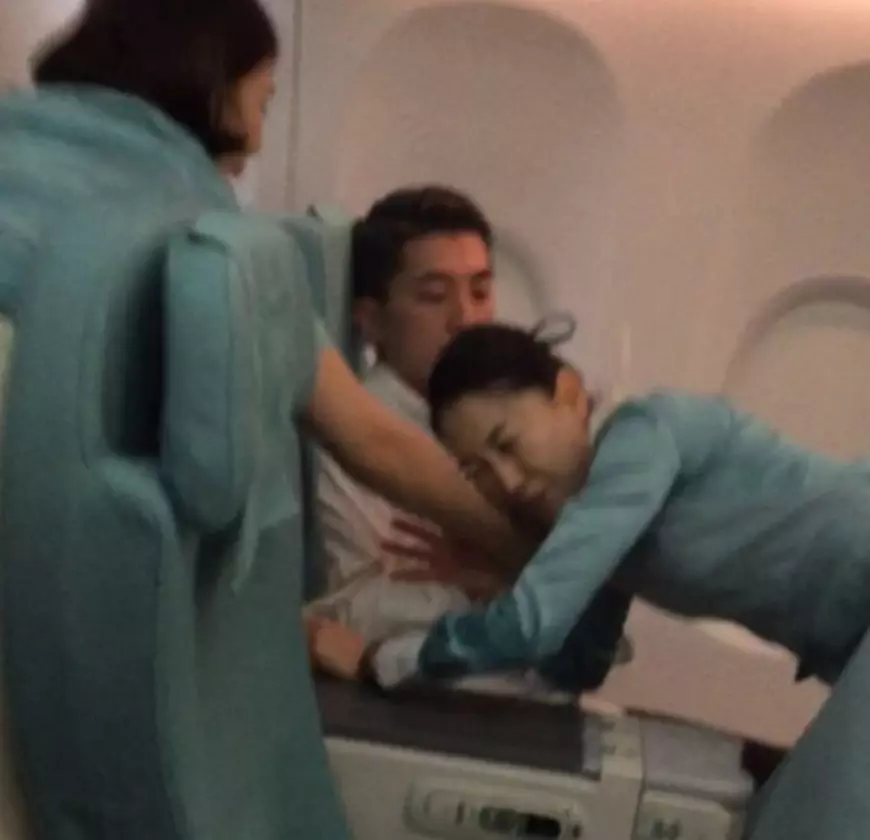 Korean Air, pasager violent