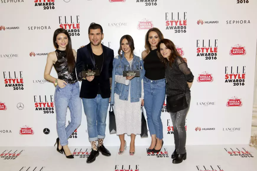 Ioana Stratulat și Sorin Stratulat, câștigători la Gala Elle Awards 2016