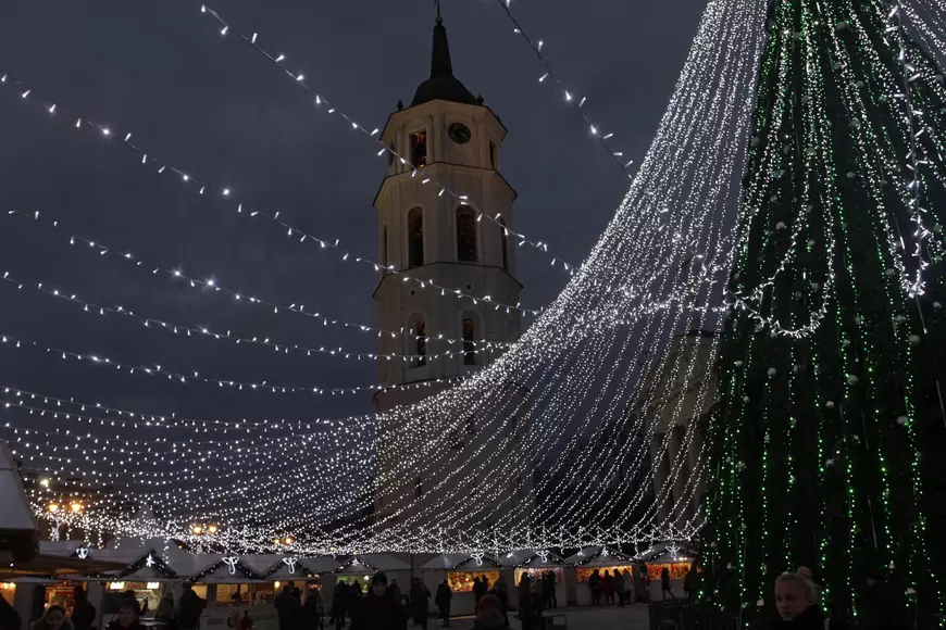 Bradul din Vilnius este cel mai frumos din lume