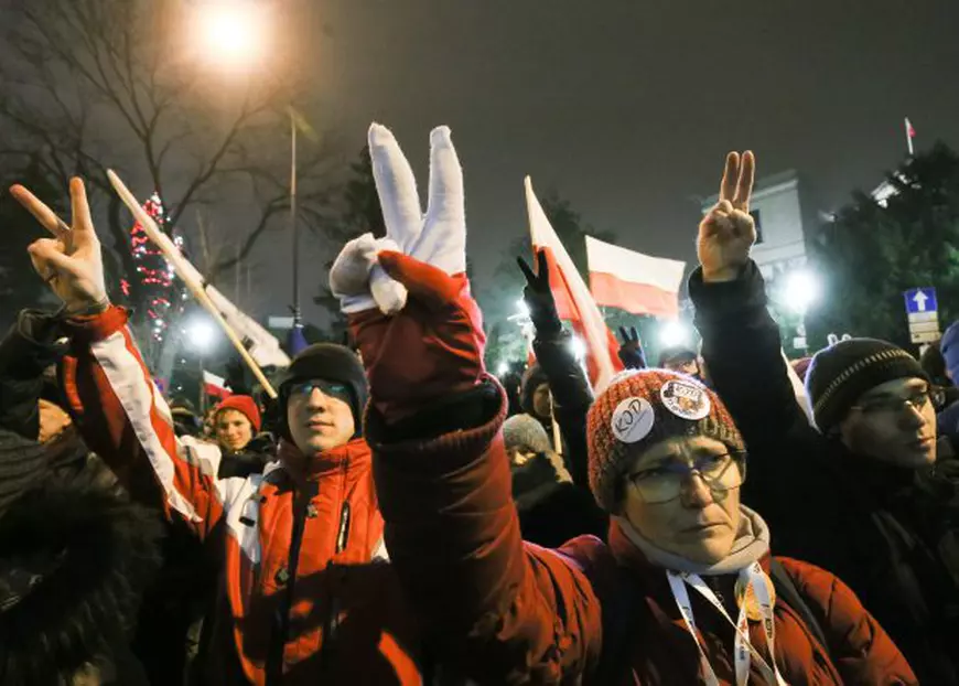 proteste în Polonia 