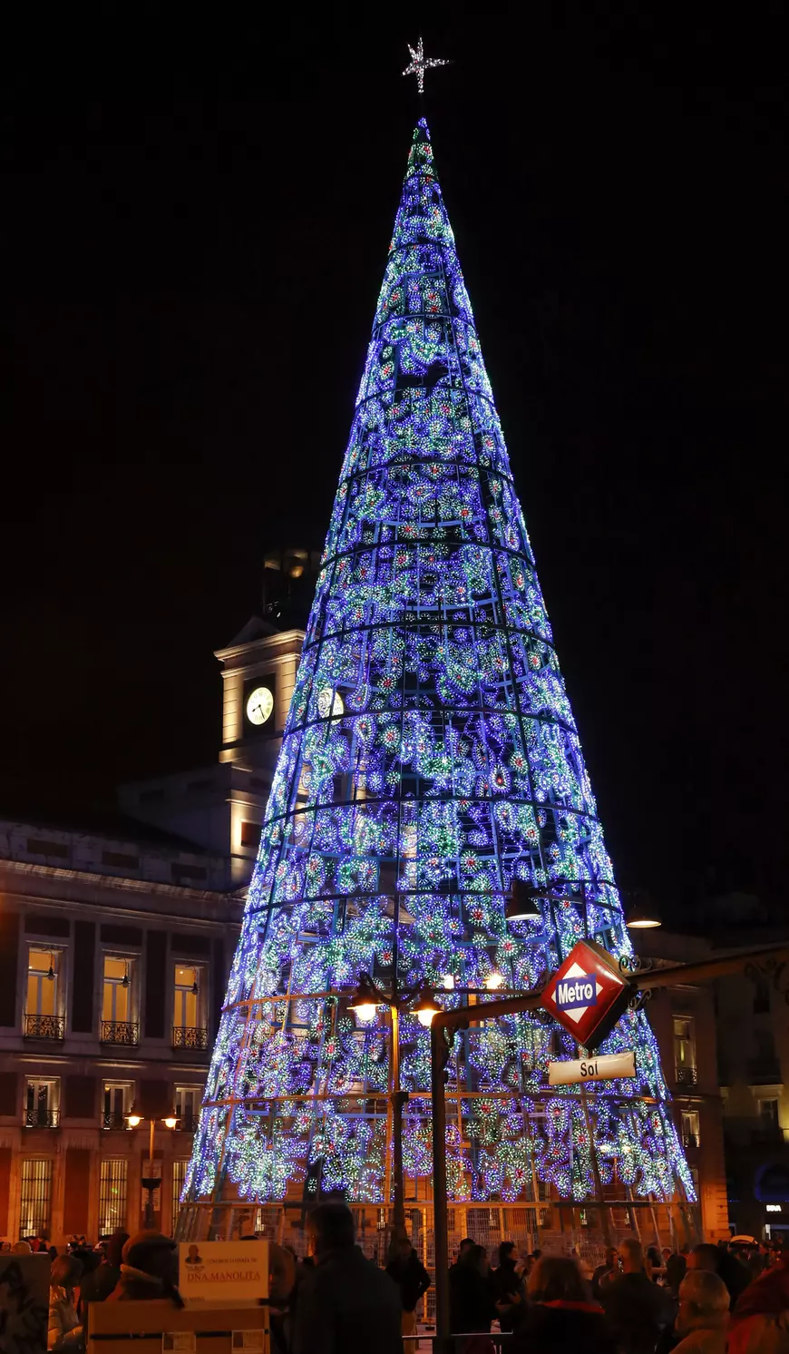 Christmas lights switch on in Madrid