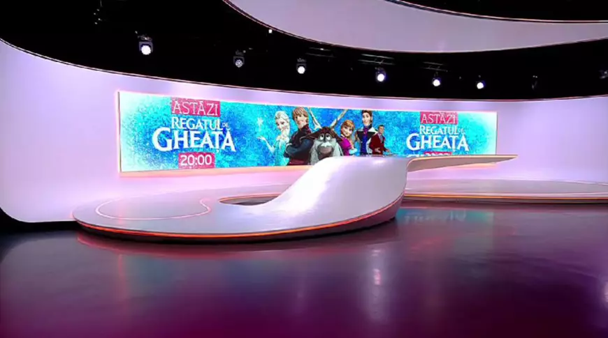 Personajele din Frozen au invadat studioul Observatorului de la Antena 1