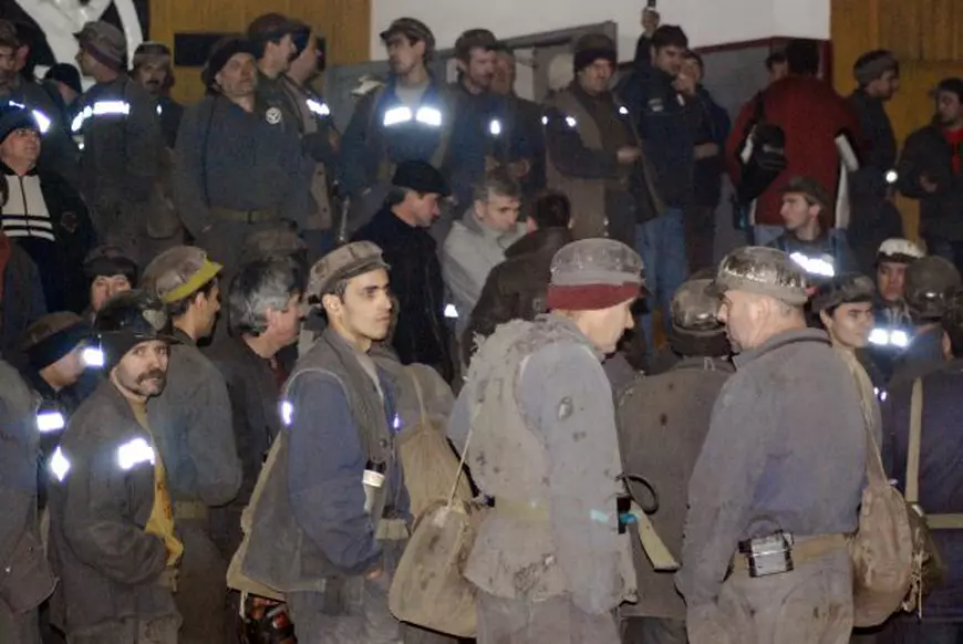 Protest în Valea Jiului