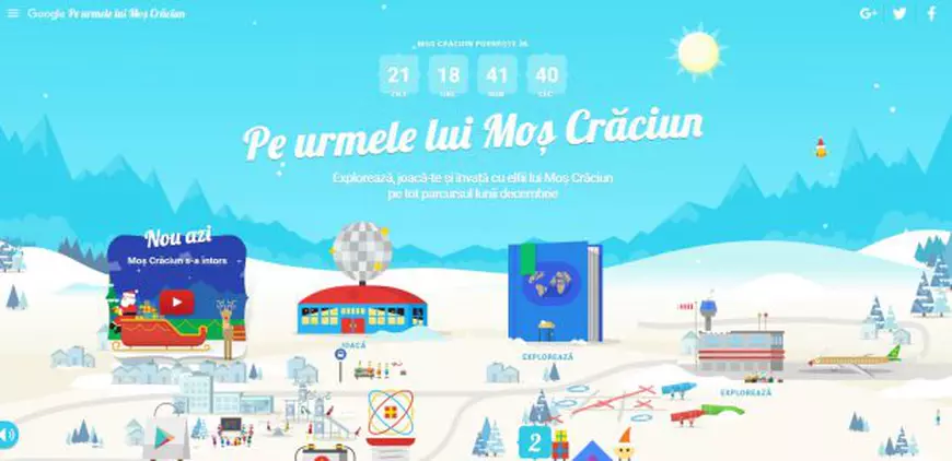 traseul lui mos craciun. satul lui mos craciun