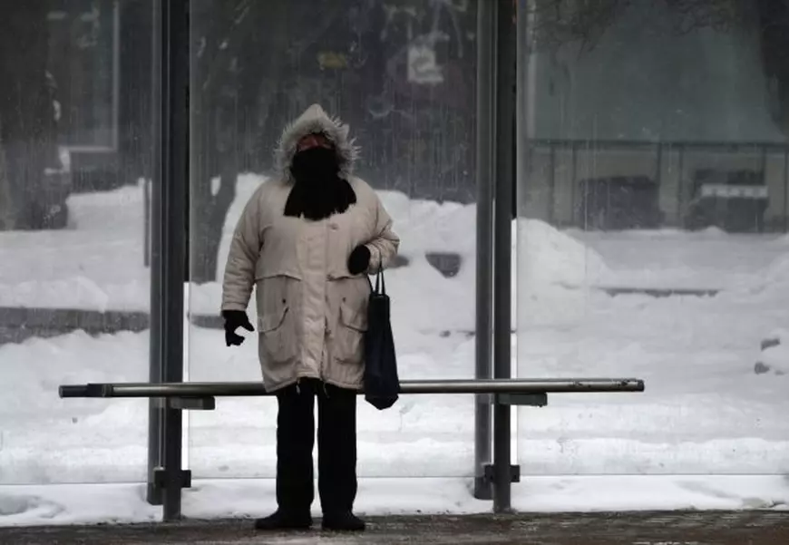 Val de frig în Europa - Sofia, Bulgaria