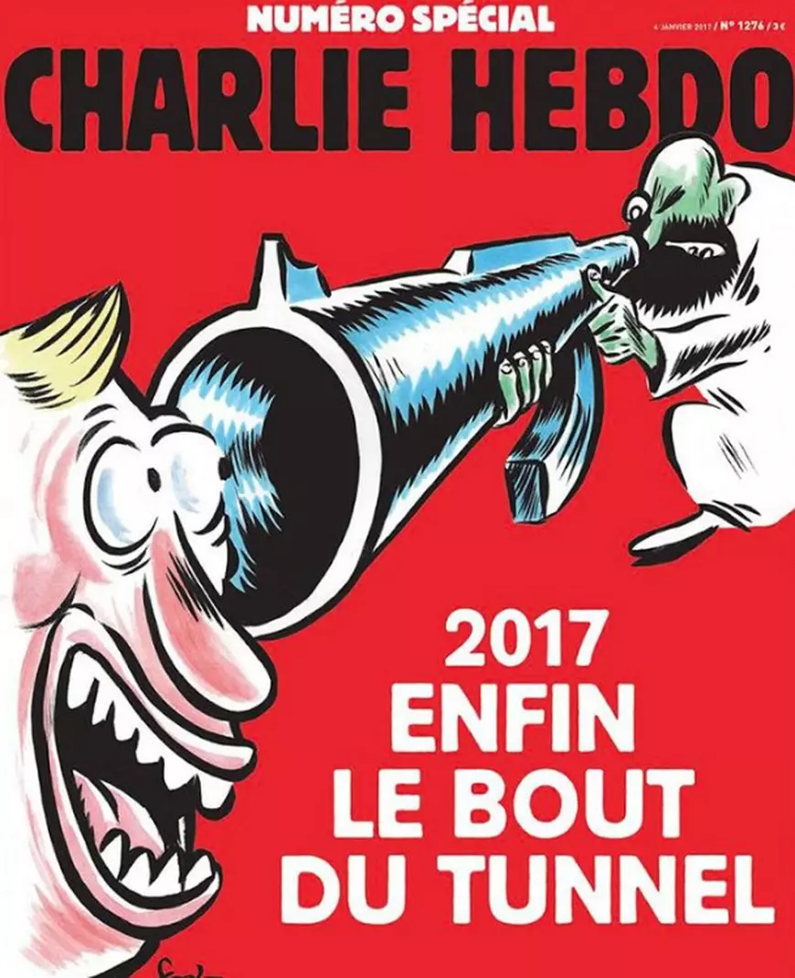 Doi ani de la atentatele de la Charlie Hebdo, coperta revistei