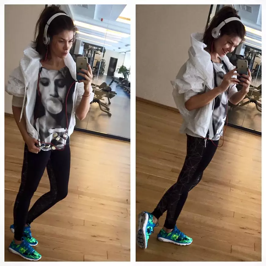 Alina Pușcaș luptă cu kilogramele în plus: trage din greu la sala de sport