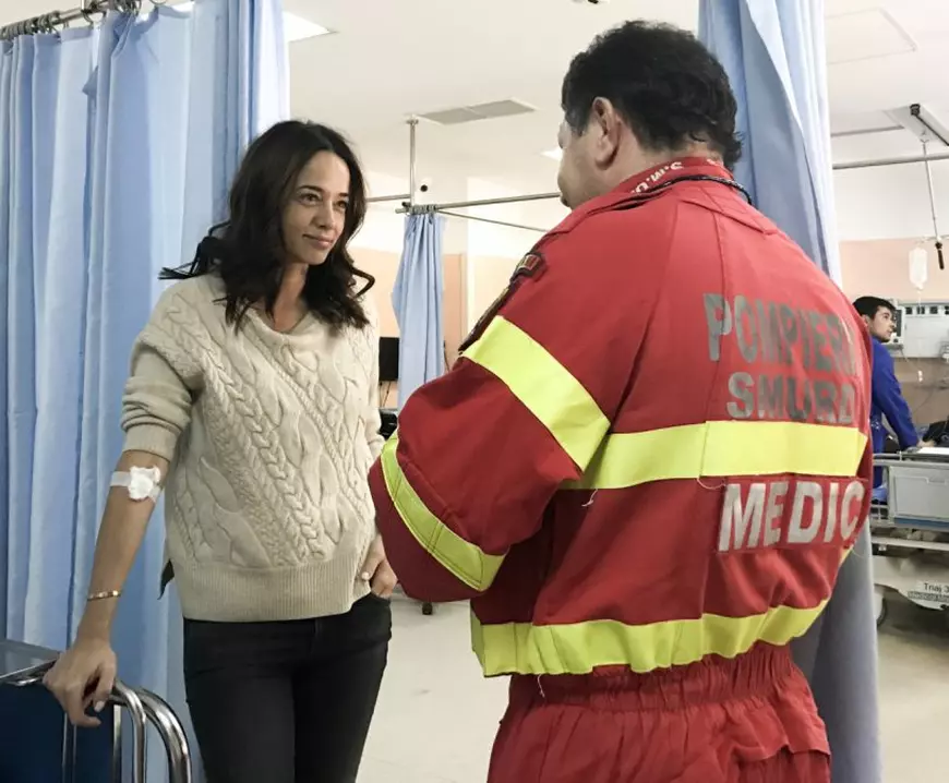 Andreea Raicu a ajuns de urgență la spital