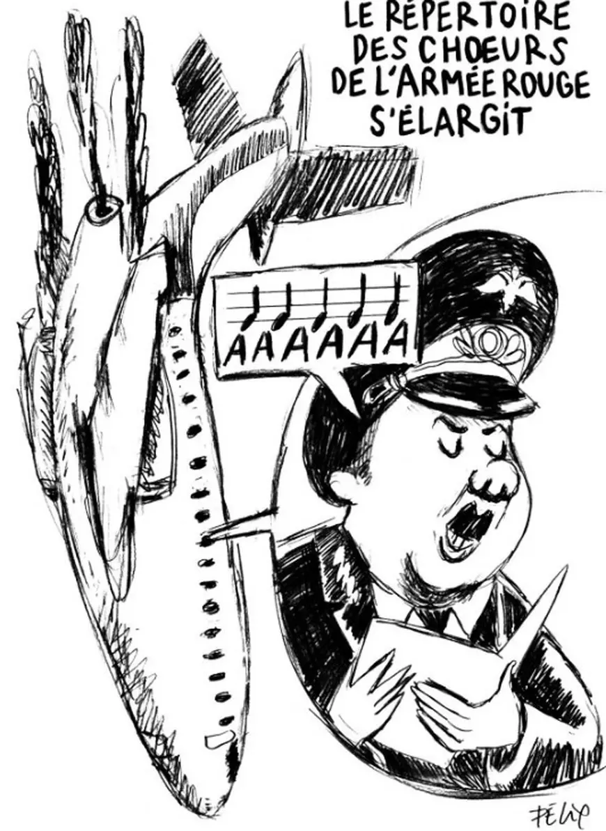 caricatură Charlie Hebdo, Red Amry Choir