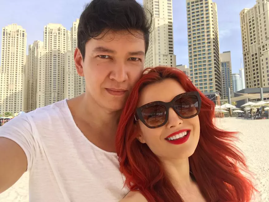 Elena Gheorghe, alături de soțul ei, Cornel Ene