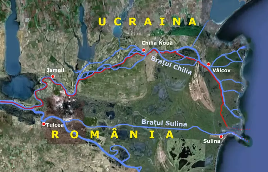 Breșă de 85 de km la frontiera cu Ucraina. Sistemul de supraveghere de pe brațul Chilia nu mai funcționează