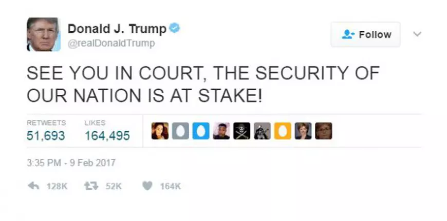 Donald Trump despre decizia Curții de Apel
