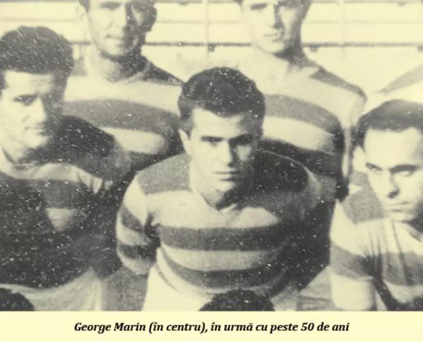 Fostul fotbalist George Marin a împlinit 80 de ani. E unul dintre cei trei supraviețuitori din echipa Petrolului Ploiești campioană în 1958
