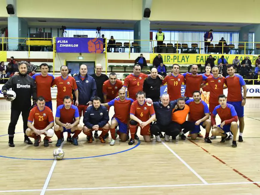 Meci de fotbal între campionii olimpici ai presei și selecționata Alexandrion