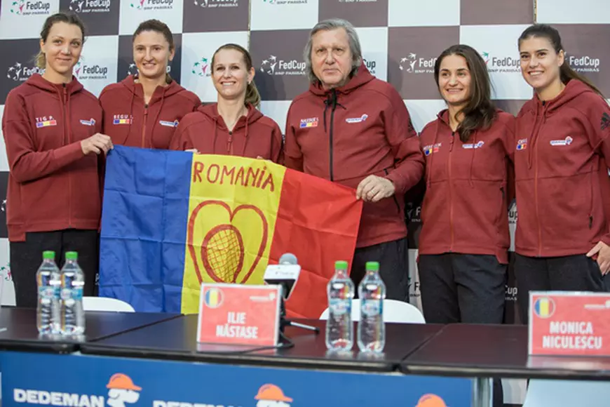 Romania Fed CUp drapel