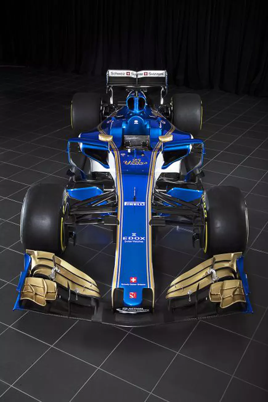 Monopostul Sauber, imagine frontală. (FOTO: EPA)