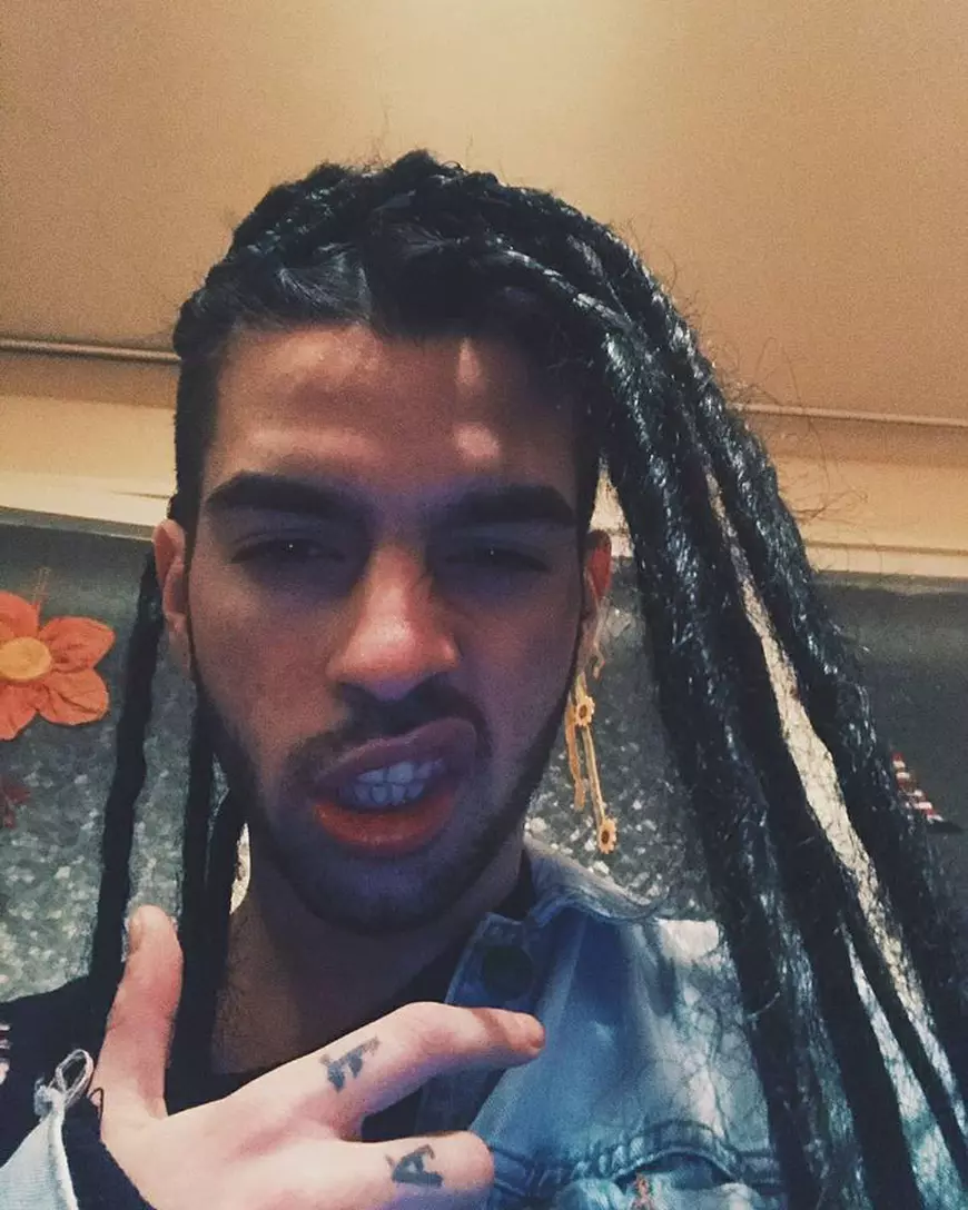 David Pușcaș și-a făcut codițe afro