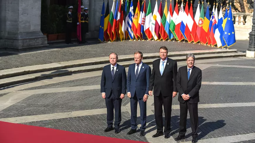 Summitul de la Roma | Liderii celor 27 de țări UE și-au reînnoit angajamentul european