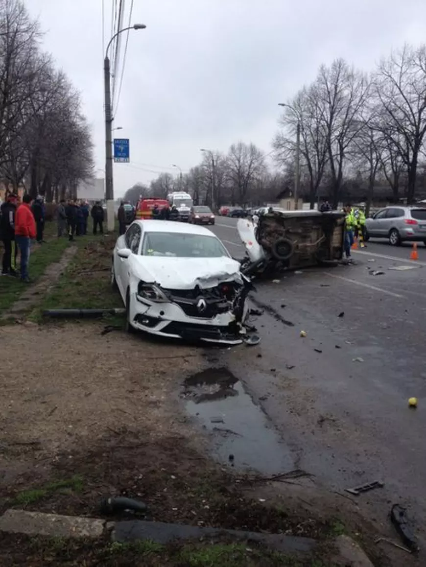 Accident mortal în Giurgiu. O persoană a decedat, alte patru au fost rănite