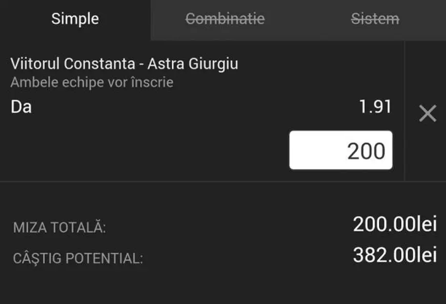 COTA ZILEI și avancronică pentru meciul FC Viitorul - Astra Giurgiu
