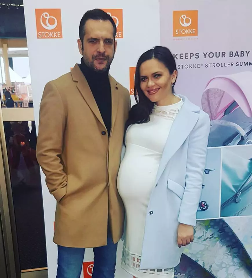 Cristina Șișcanu, în luna a opta de sarcină. A plecat să caute cărucior pentru bebeluș