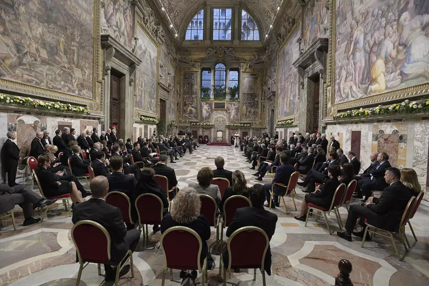 Papa Francisc i-a primit pe liderii UE la Vatican. Suveranul Pontif: "UE riscă să moară"