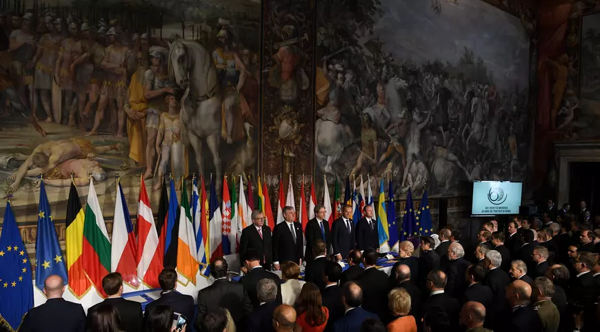 Summitul de la Roma | Liderii celor 27 de țări UE și-au reînnoit angajamentul european